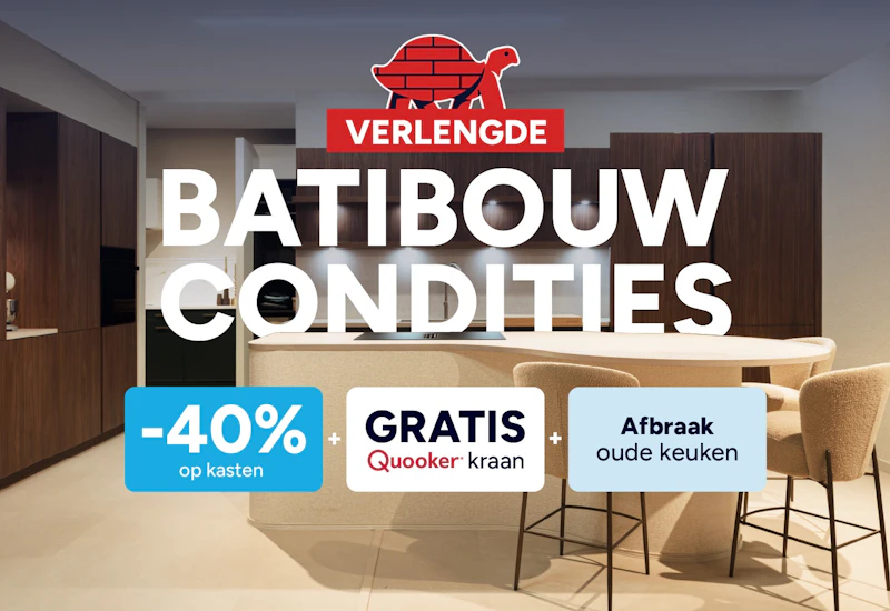 Keuken solden: verlengde Batibouw condities