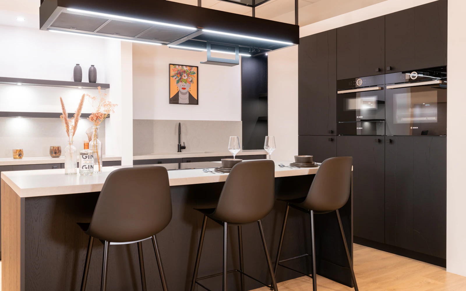 Industriële keuken - belevingstoonzaal keukens Waregem