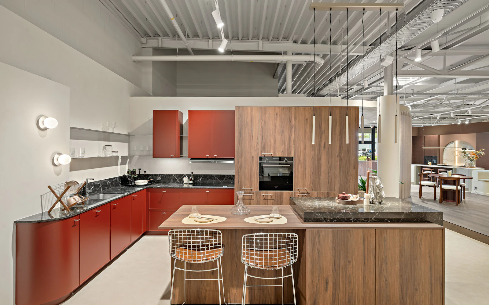 Eigentijdse keuken - keuken toonzaal Schoten