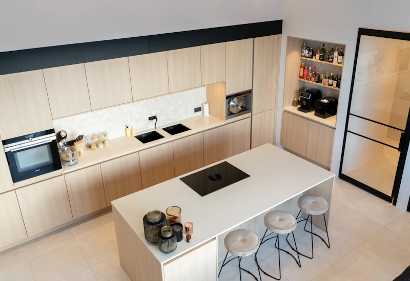 Strakke landelijke keuken