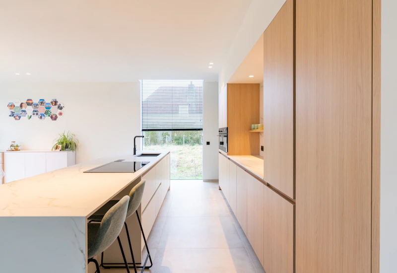 Kookeiland met zitgedeelte