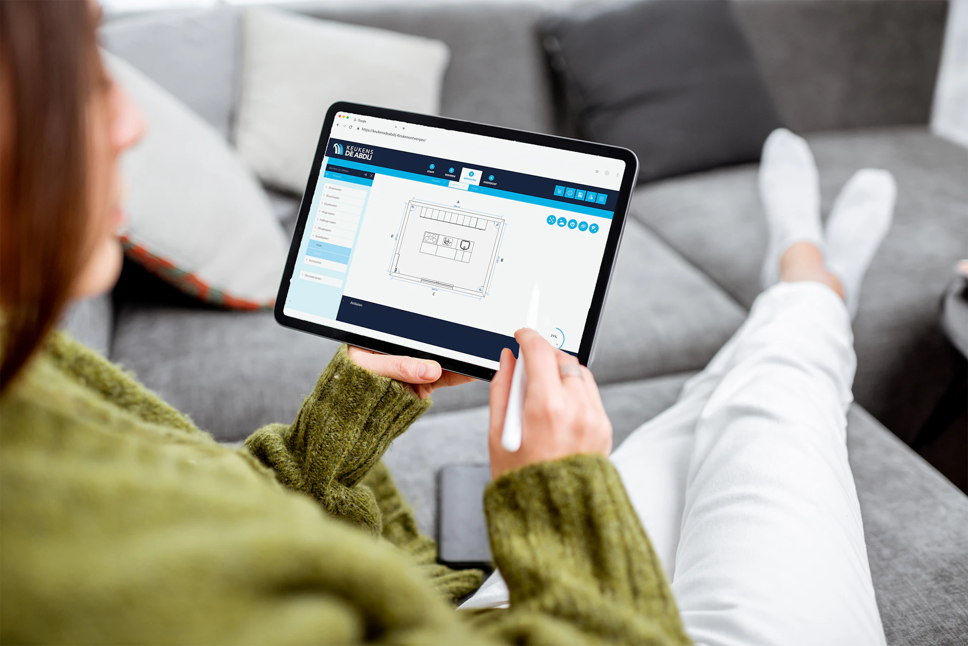 Keuken ontwerpen online met onze keukenplanner