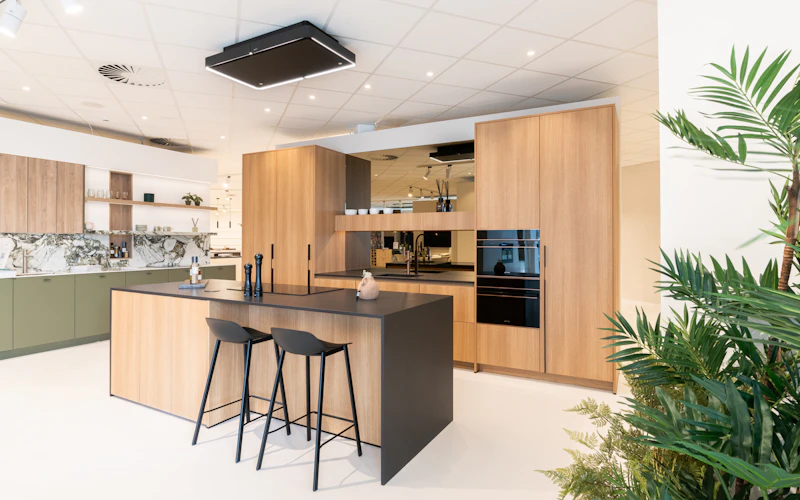 Moderne keuken in Loft Nature Oak