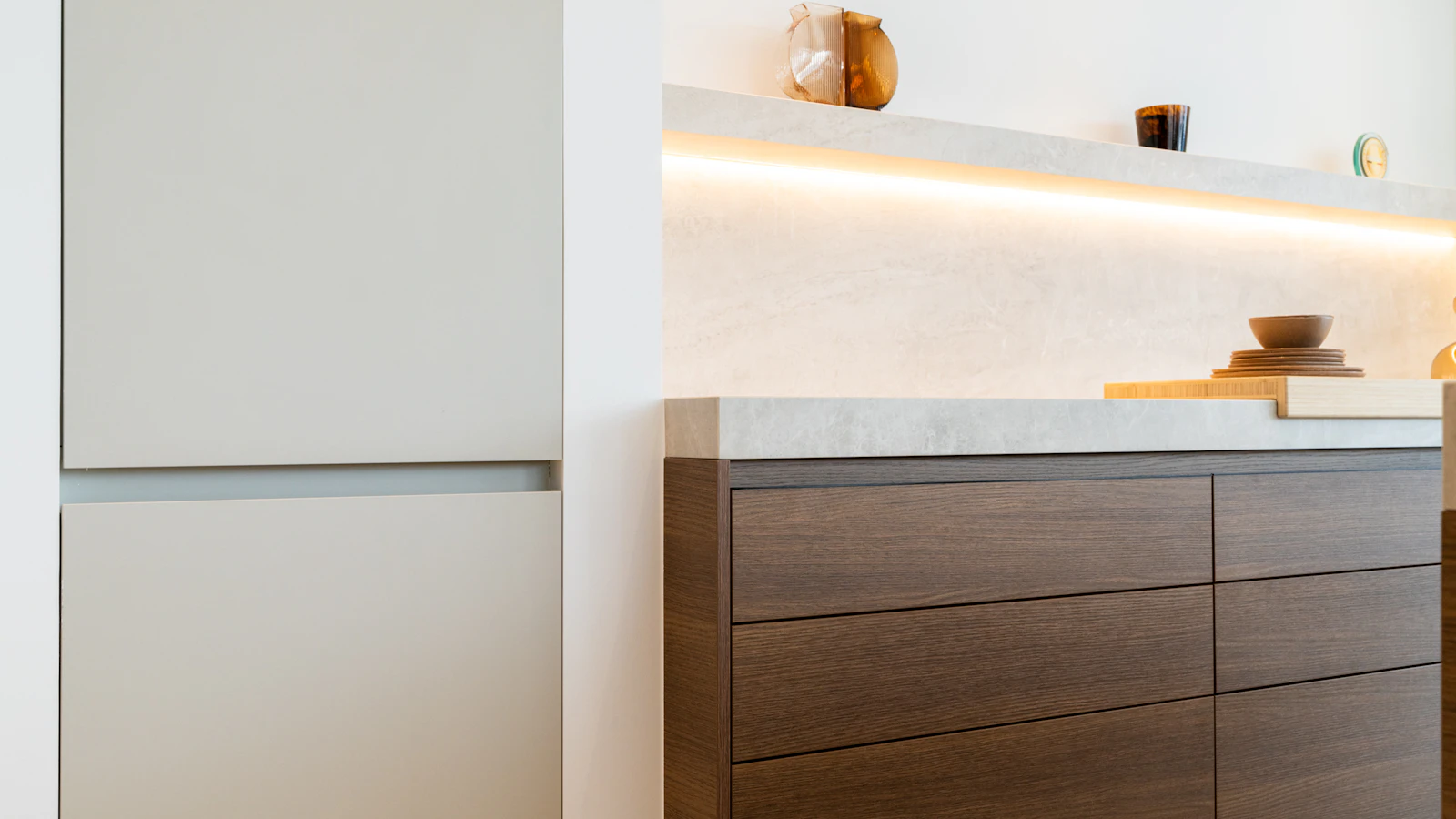 Fronten in Kashmir en donker eik