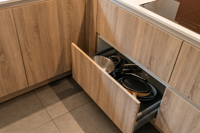 Lade voor kookpotten