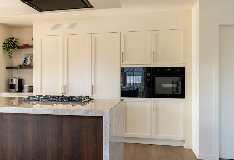 Imposante loftkeuken in Japandistijl