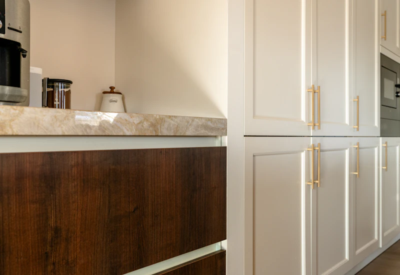 Strak landelijke keuken