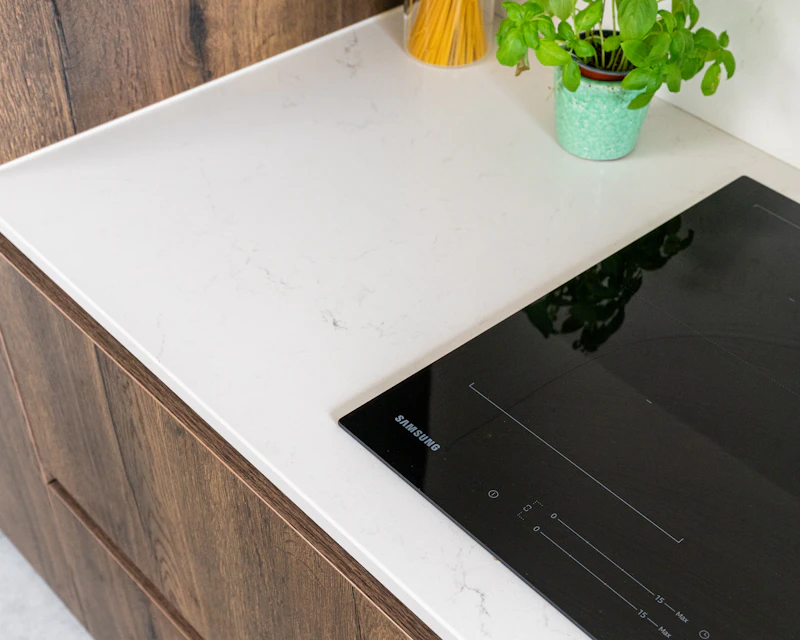 Wit composiet werkblad